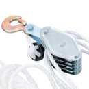 Rope Hoist Pulley System 4400lbs Breaking Strength
