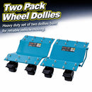 Heavy Duty Wheel Dolly Car Skates Set of 2 –