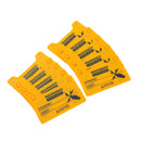 10 Pack Electric Fence Warning Signs, Plastic