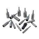 16 PCs Nut Driver Deep Socket Set Metric 5.5-19mm