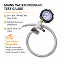 Mains Water Pressure Test Gauge & Pipe Leak