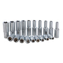 19-Piece 1/2" Drive Socket Set, CR-V Torx Socket