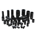 1/2" & 3/8" Drive Impact Socket Set, 37-Piece