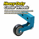 Adjustable Tire Wheel Dolly – 150kg Capacity