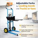 Hydraulic Trolley Lift with Platform, Foldable