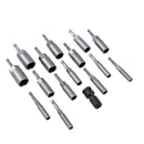 16 PCs Nut Driver Deep Socket Set Metric 5.5-19mm