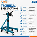 Engine Stand 2000 lb 900kg, Foldable, Durable