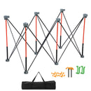 Portable Folding Workstand 123x65x77cm, 6 Steel