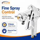 Air Paint Spray Gun, 1000ml 1.5mm Copper Nozzle