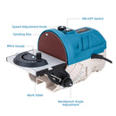 140W Mini Disc Sander 125mm 6 Sandpapers for Wood