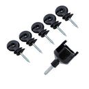 Electric Fence Ring Insulators 100PCs Screw-in