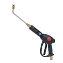 Pressure Washer Gun Short with Angled Wand and 5 Nozzle Tips
