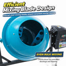 Electric Concrete Mixer 63L - 220W Portable Cement