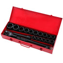 21-Piece Heavy Duty Impact Socket Set 3/4" Drive