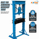 32 Ton Hydraulic Workshop Press, Heavy Duty