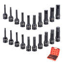 1/2-Inch Drive Impact Hex Allen Bit Socket Set 20
