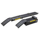 2 in 1 Folding Steel Ramps 2 Pack - Heavy Duty