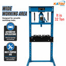 32 Ton Hydraulic Workshop Press, Heavy Duty