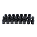 1/2-Inch Drive Swivel Impact Socket Set 15-Piece
