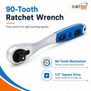 1/2-Inch Square Drive 90 Teeth Quick Release