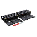 2 in 1 Folding Steel Ramps 2 Pack - Heavy Duty