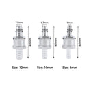 One Way Aluminium Fuel Valve 3PCs  8/10/12mm