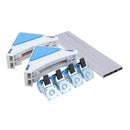 Fridge Stand Trolley Single Wheel White