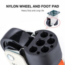 Levelling Castors Grey & Black 4PCs