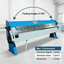 Sheet metal manual folding machine 1.0×915A  hand brake