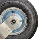 Caravan Trailer Jockey Wheel Inflatable 10" 150KG With Cable