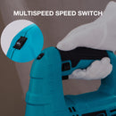 400W Variable-Speed Jigsaw + 5 Blades Compact