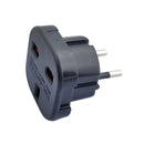 UK to Euro Plug Adaptor 10PCs Pack (black)