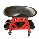 Garage Working Stool W Wheels Plastic Blue TC0617