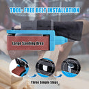 Belt Sander 1050W 76x533mm, 6 Variable Speed