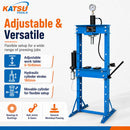 20 Ton Pneumatic Hydraulic Workshop Press, Hand &