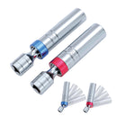 2Pcs Thin Wall Spark Plug Socket 3/8 Color Coded