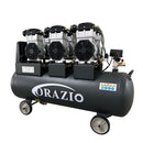 Air Compressor Oil Free 120 Litre 1.2KW x 3 Motors