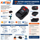 Battery Adapter Converter Convert Famous B Brand