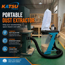 Electric Dust Collector 550 W – 61L Industrial