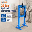 20 Ton Hydraulic Workshop Press, Dual Speed Hand