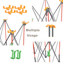 Portable Folding Workstand 123x65x77cm, 6 Steel