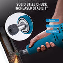 Die Grinder 710W, 6mm Locking Nut Chuck, Compact
