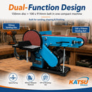 350W Bench Belt and Disc Sander – 150mm Disc, 100