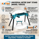 Universal Mitre Saw Stand – Adjustable, Foldable &