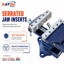 2 in 1 Quick Release Bench Vice 3.3" Swivel
