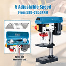 Bench Pillar Drill Press 350W + 13mm Chuck + 5
