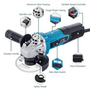 Corded Angle Grinder 115mm 750W, Slim Body