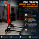 Universal Car Detailing Rolling Wheel Stand with