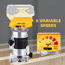 Brushless Cordless Handheld Wood Trimmer Router