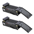 2 in 1 Folding Steel Ramps 2 Pack - Heavy Duty